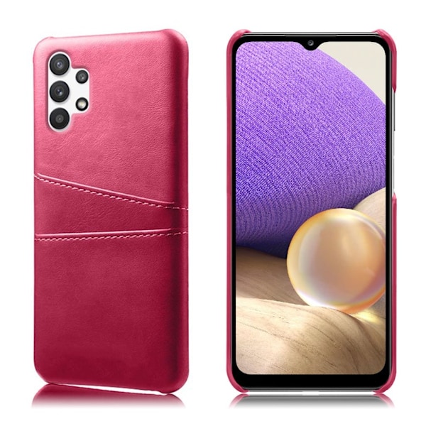 Samsung Galaxy A32 5G skal med korthållare - Rosa Rosa