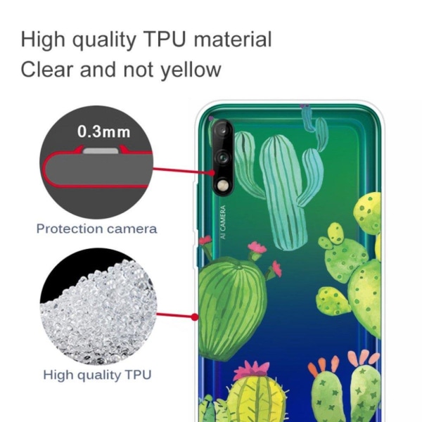 Deco Huawei P40 Lite E kuoret - Kaktus Green