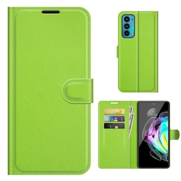 Classic Motorola Edge 20 Flip Etui - Grøn Green