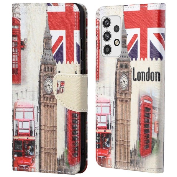 Wonderland Samsung Galaxy A23 flip etui - London Big Ben Multicolor