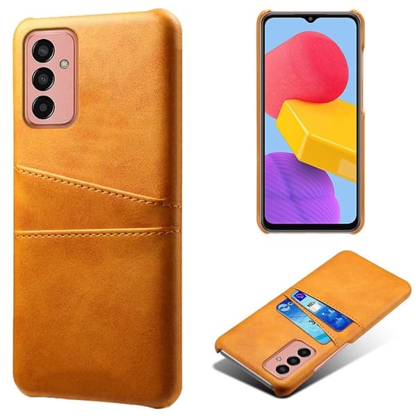 Dual Card Etui Samsung Galaxy M13 4G - Orange Orange