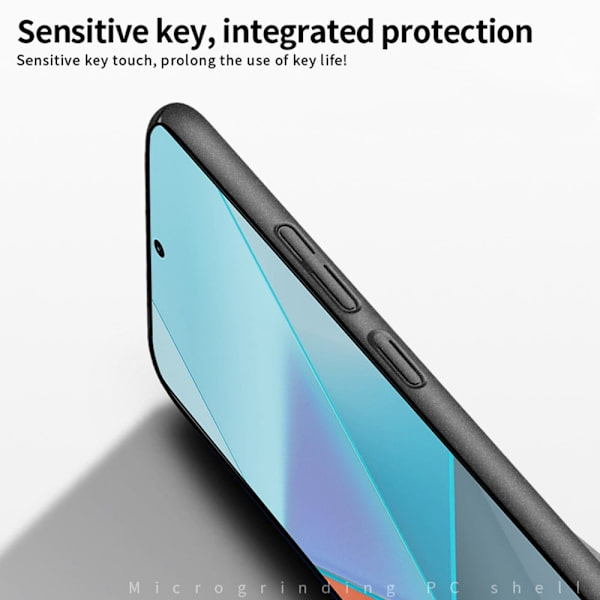 Blødt og mat cover til Xiaomi Redmi Note 13 Pro 5G Black