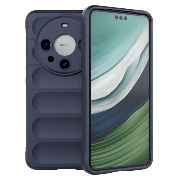 Deksel med mykt grep for Huawei Mate 60 Pro - Mørkeblå Blue