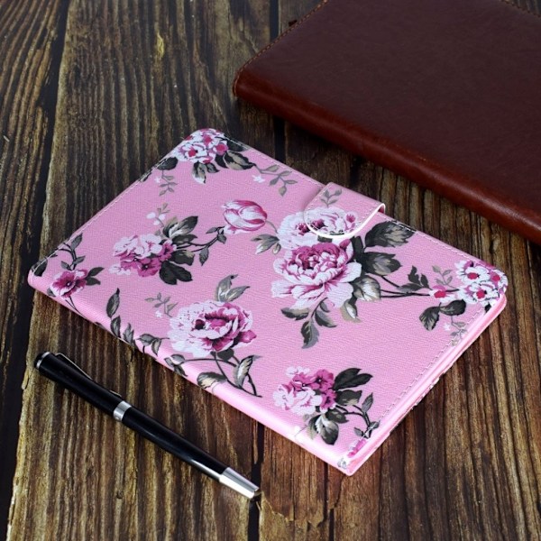iPad Mini (2019) mønster læder etui - Blomster Multicolor