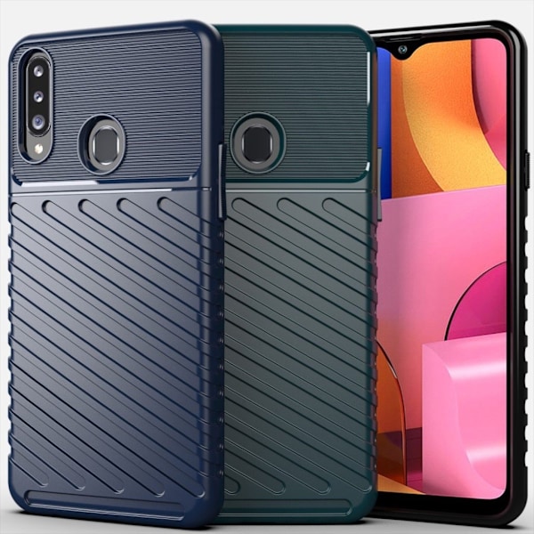 Thunder Samsung Galaxy A20s etui - Grønn Green