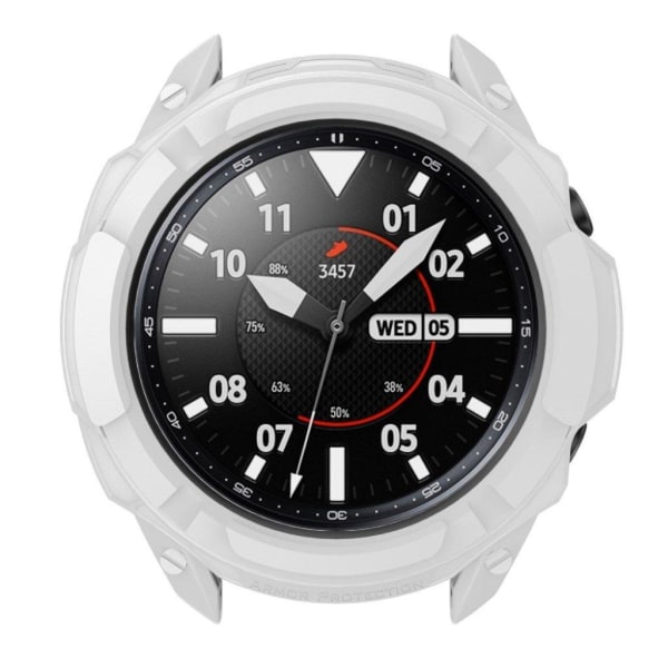 Samsung Galaxy Watch 3 (41mm) - TPU-ram i pansar - Vit Vit