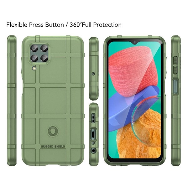 Rugged Shield Samsung Galaxy M33 5G skal - Grön Grön