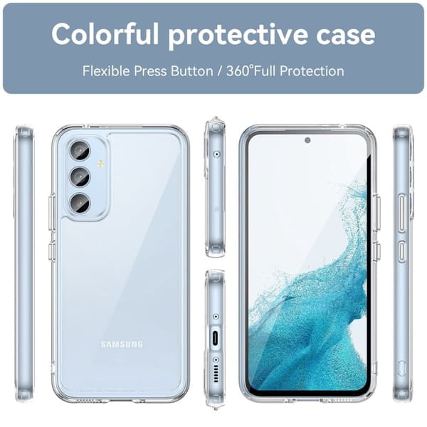 Samsung Galaxy A54 smart akryl cover - Transparent Transparent