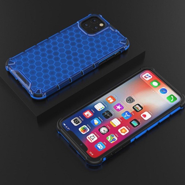 Bofink Honeycomb iPhone 11 Pro Max kuoret - Sininen Blue