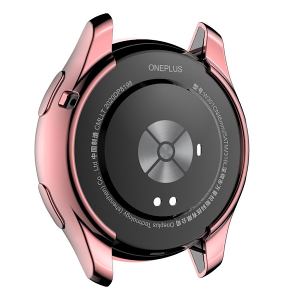 OnePlus galvaniseringsdesign TPU-deksel - Rose Gull Pink