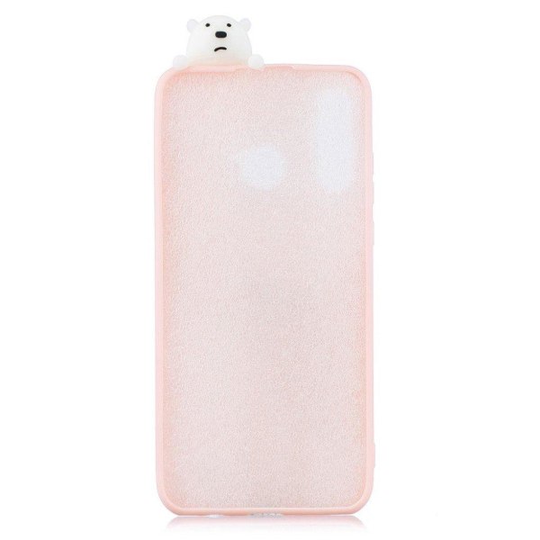Huawei P30 Lite 3D pattern case - Bear Pink