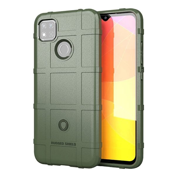 Rugged Shield Etui Xiaomi Redmi 9C - Grønn Green