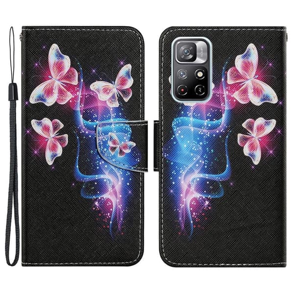 Wonderland Xiaomi Redmi Note 11T 5G / Note 11s 5g Läppäkotelo - Beautiful Perhonen Multicolor