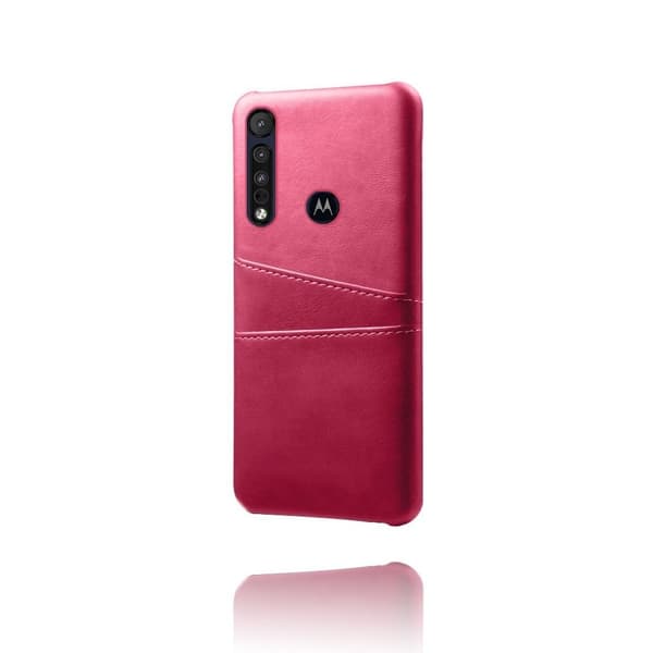 Dual Card etui - Motorola One Macro - Rose Pink