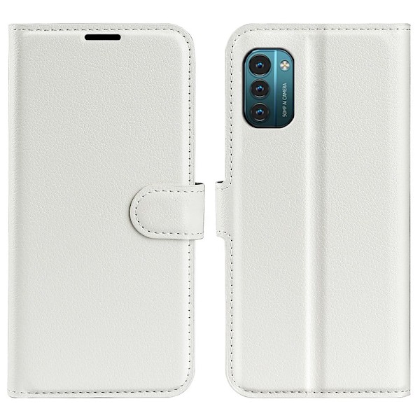 Klassisk Nokia G11 / Nokia G21 flip etui - Hvid White