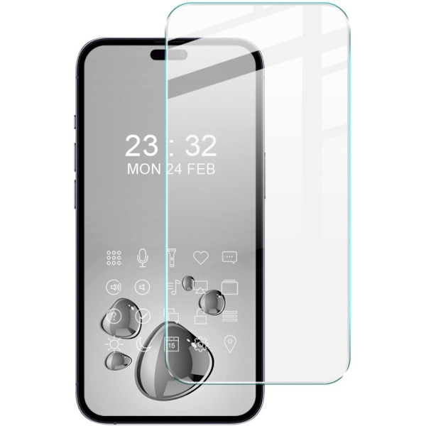 IMAK H karkaistu lasinen näytönsuoja iPhone 16 Plus Transparent