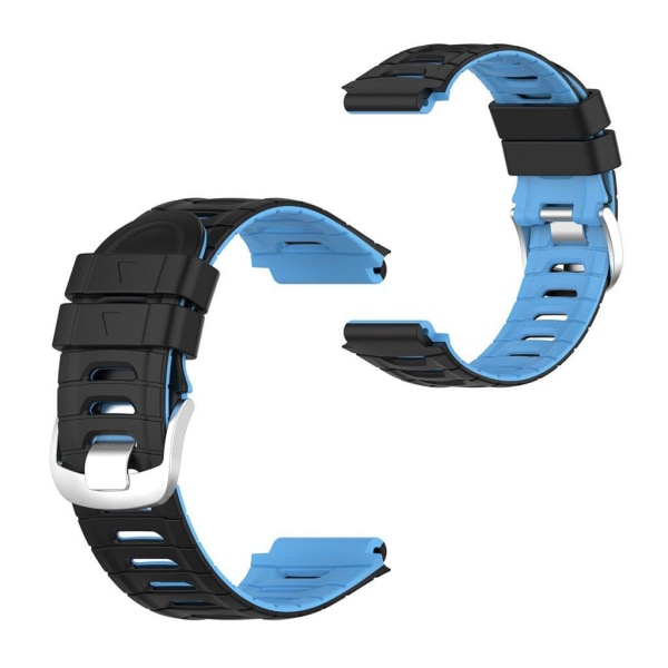 Garmin Forerunner 920XT two-tone silicone watch band - Black / B Multicolor