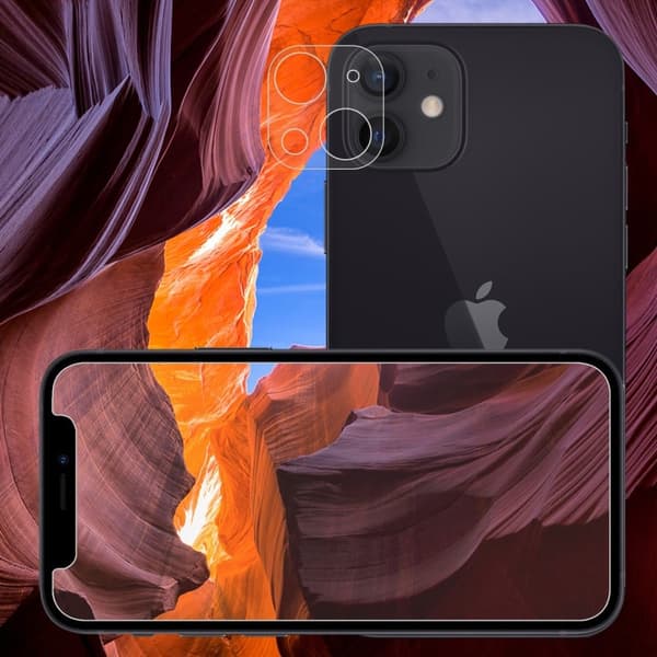 iPhone 13 Mini HD kameralinsskydd av härdat glas Transparent
