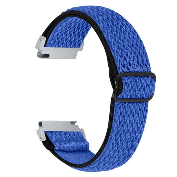 Samsung Galaxy Watch 3 (45mm) / (46mm) elastisk klokkerem med justerbar spenne - Mørkeblå Blue