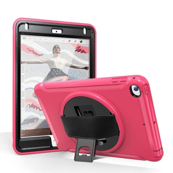 iPad Mini (2019) 3 layer multifunction hybrid case - Rose Pink