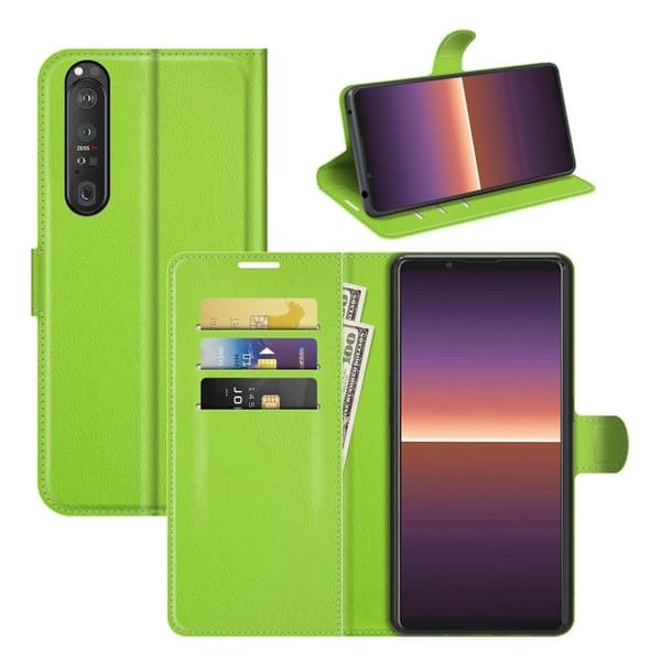 Classic Sony Xperia 1 III Flippetui - Grønn Green