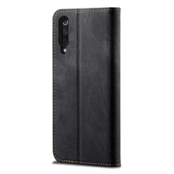 Jeans Xiaomi Mi 9 Pro Flip kotelot - Musta Black