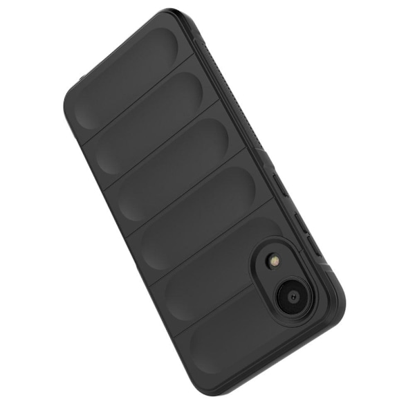 Mjukt greppformat Samsung Galaxy A03 Core skal - Lila Lila