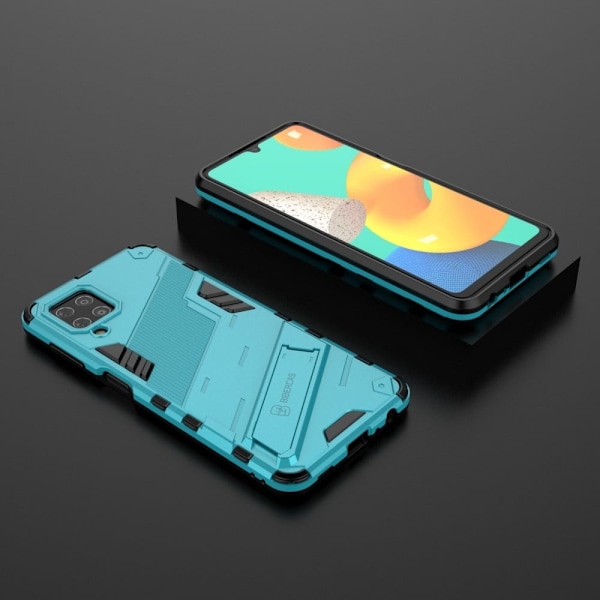Stöttåligt Samsung Galaxy M32 hybridskal - Blå Blå