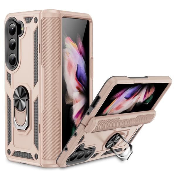 Bofink Combat Samsung Galaxy Z Fold5 Etui - Aprikos Brown