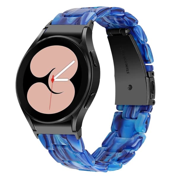Samsung Galaxy Watch 5 / 5 Pro klokkerem i harpiksstil - Dawn Blue Blue