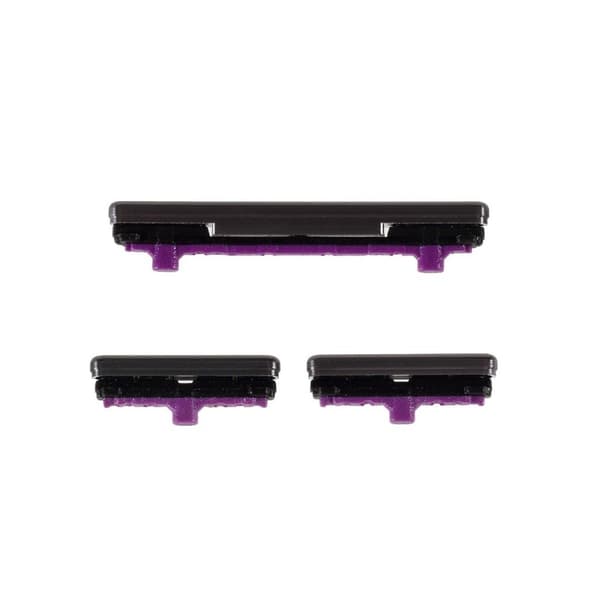 Samsung Galaxy S10 / S10 Plus OEM udskiftning af strøm- og lydstyrkeknapper - Sølv Silver grey