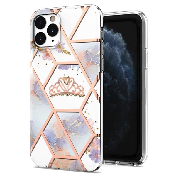 Marble iPhone 11 Pro Suojakotelo - Kruunu Multicolor