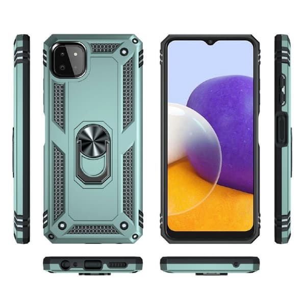 Bofink Combat Samsung Galaxy A22 5G Suojakotelo - Vihreä Green