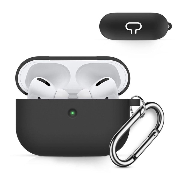 AirPods Pro thick silicone case - Black Svart