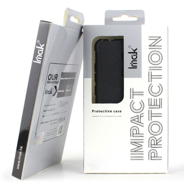 IMAK Airbag Cover til OnePlus 10 Pro - Transparent Black Transparent