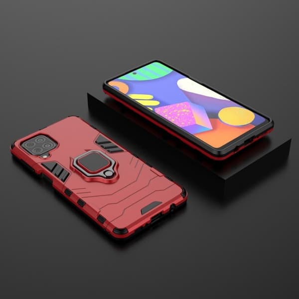 Ring Guard-etui - Samsung Galaxy M62 / F62 - Rød Red
