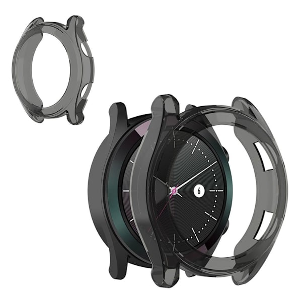 Huawei Watch GT 46mm durable clear bumper - Grey Silver grey