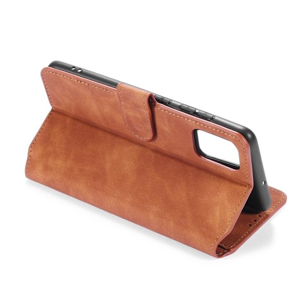 DG.MING Samsung Galaxy A71 Retro kotelot - Ruskea Brown