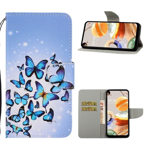 Wonderland LG K61 kotelot - Perhosryhmä Multicolor