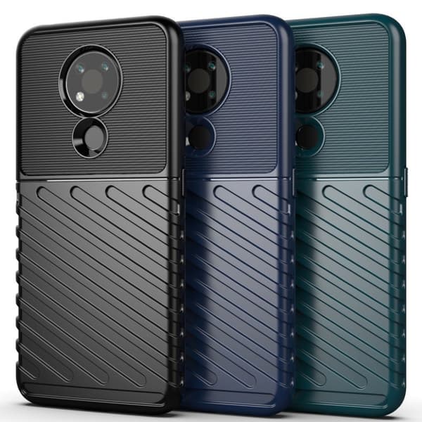 Thunder Nokia 3.4 Etui - Svart Black