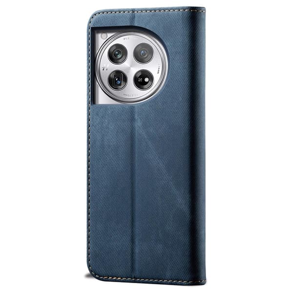 Jeans OnePlus 12 flip case - Sininen Blue