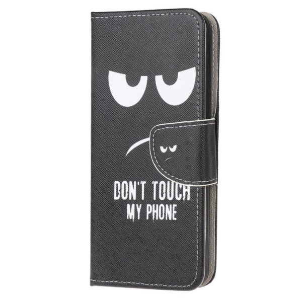 Wonderland Samsung Galaxy M51 Flip Etui - Do Not Touch My Phone Black