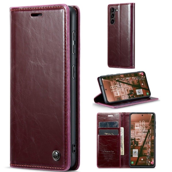 CaseMe Samsung Galaxy S23 Smooth Etui - Rød Red