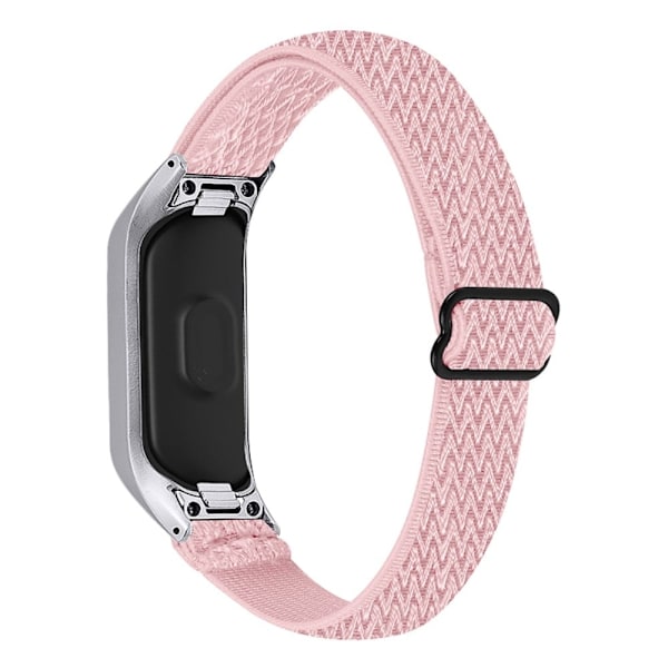 Samsung Galaxy Fit e nylon elastinen kellohihna - Pinkki Pink