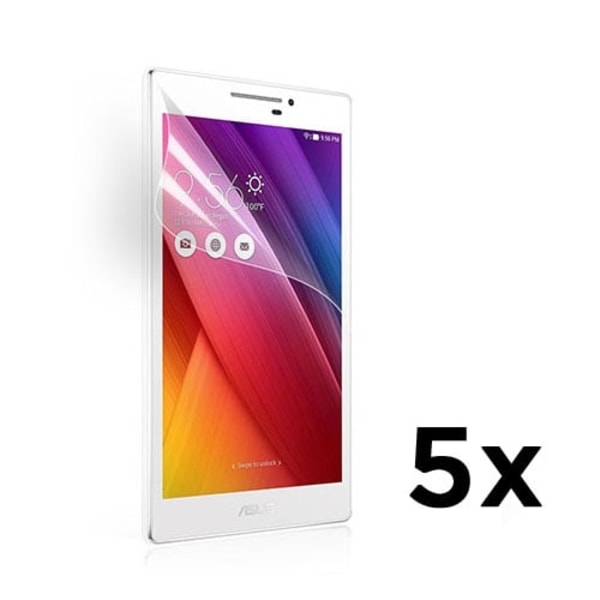 5 Brikker Skjermbeskyttere til ASUS ZenPad 7.0. Transparent