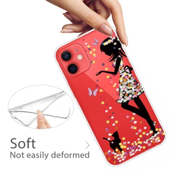 Butterfly läder iPhone 13 Mini fodral - Flerfärgad multifärg