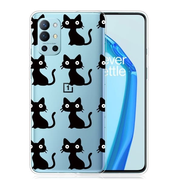 Deco OnePlus 9R Suojakotelo - Black Cats Black