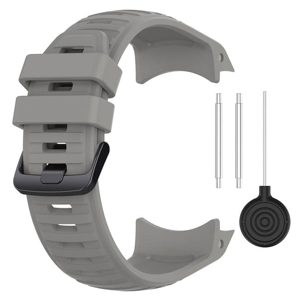 Garmin Instinct 2X silikonerem - Grå Silver grey