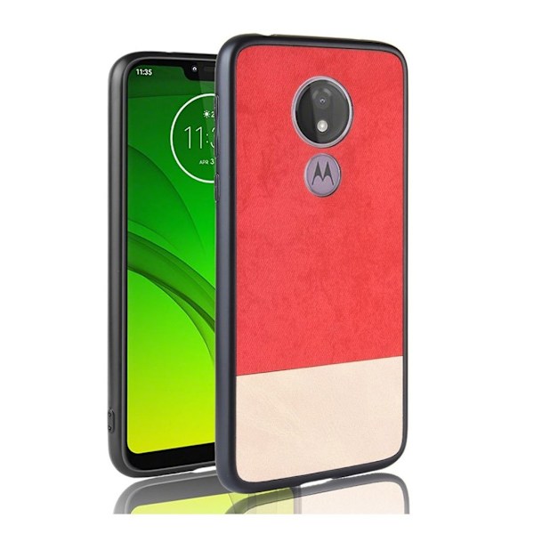 Motorola Moto G7 Play kaksivärinen yhdistelmäkotelo - Punainen Red