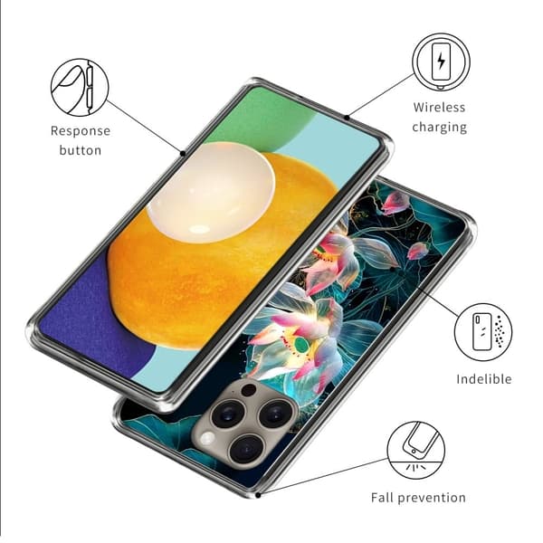 Vibe iPhone 16 Pro Max cover - Style E Blue